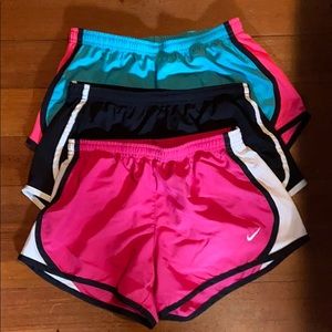 NWOT bundle of 3 girls nike shorts